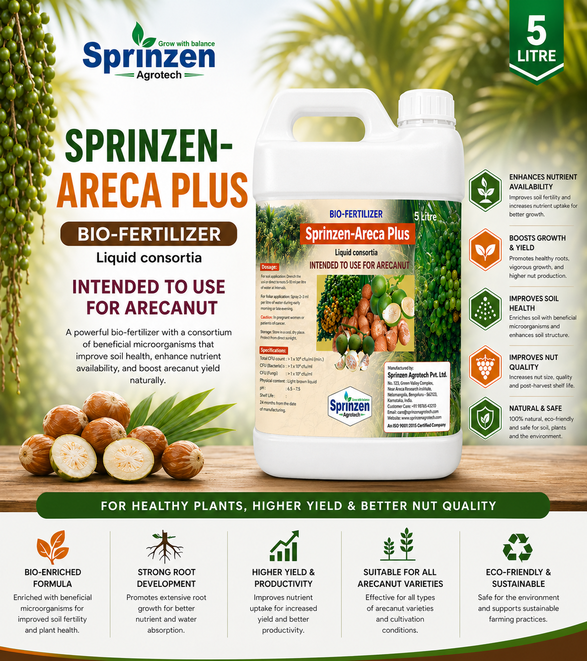 Sprinzen Areca Plus